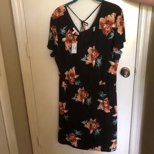 Maurice’s Flutter Sleeve Floral Dress